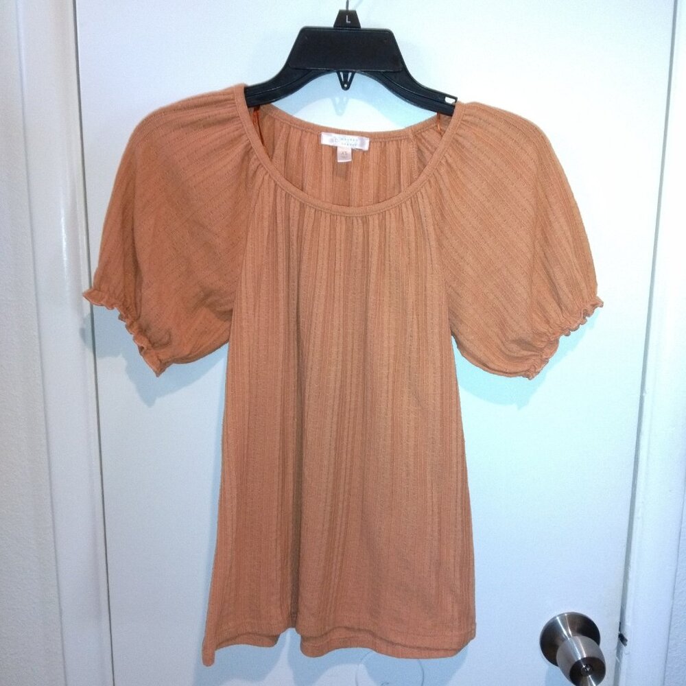 Lauren Conrad tan blouse